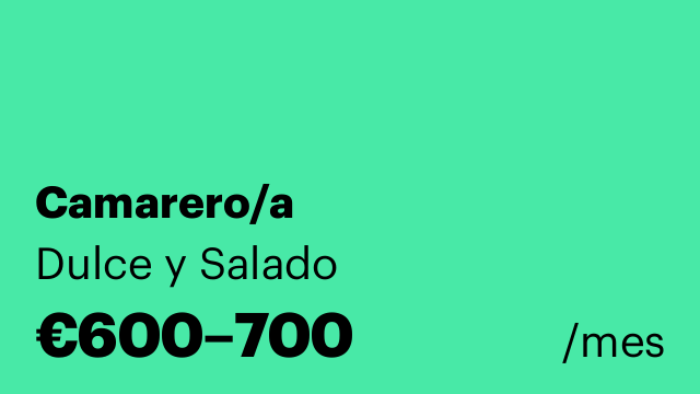 Camarero/a