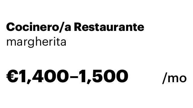 Cocinero/a Restaurante