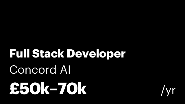 Full Stack Developer