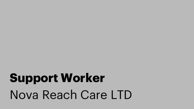 Support Worker