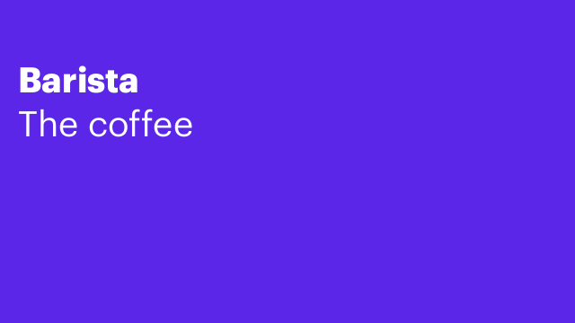 Barista
