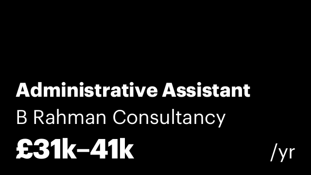 Administrative Assistant