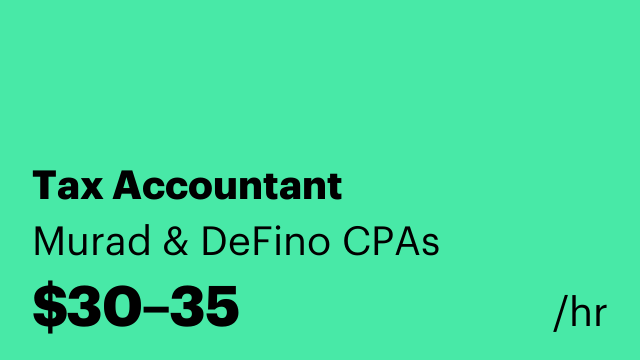 Tax Accountant
