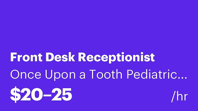 Front Desk Receptionist