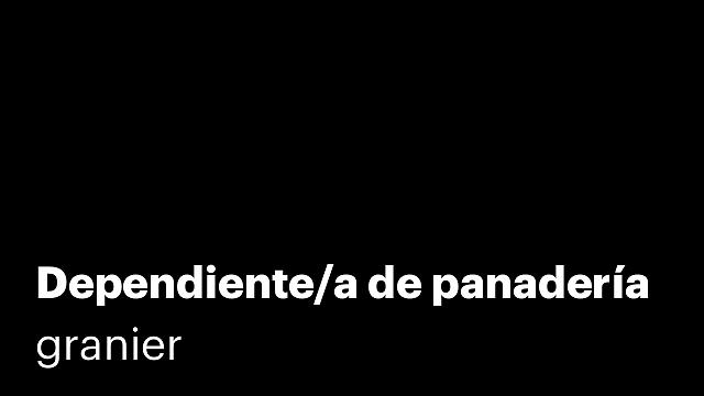 Dependiente/a de panadería