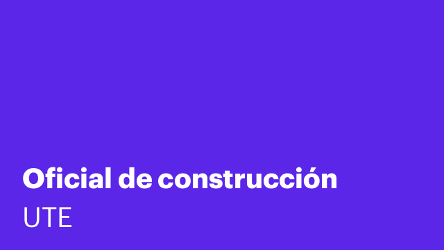 Oficial de construcción