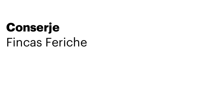 Conserje