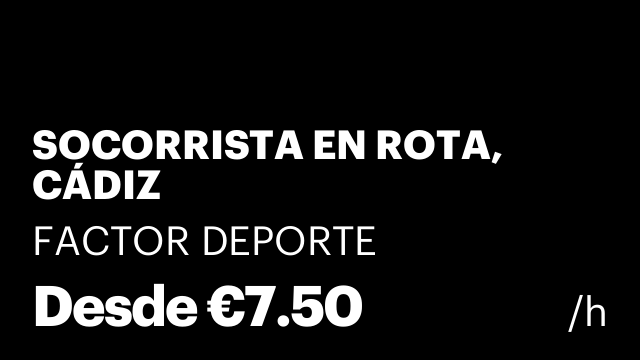 SOCORRISTA EN ROTA, CÁDIZ