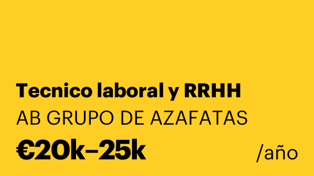 Tecnico laboral y RRHH
