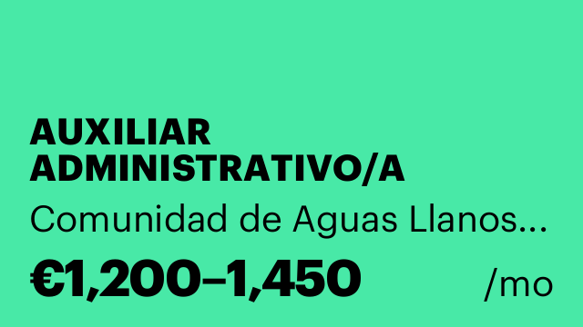 AUXILIAR ADMINISTRATIVO/A