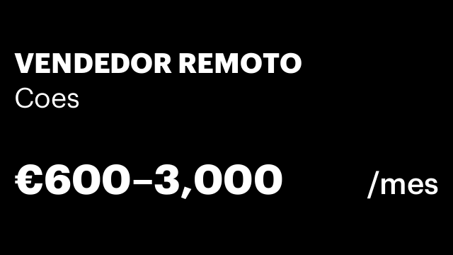 VENDEDOR REMOTO