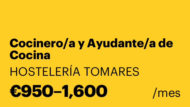 Cocinero/a y Ayudante/a de Cocina