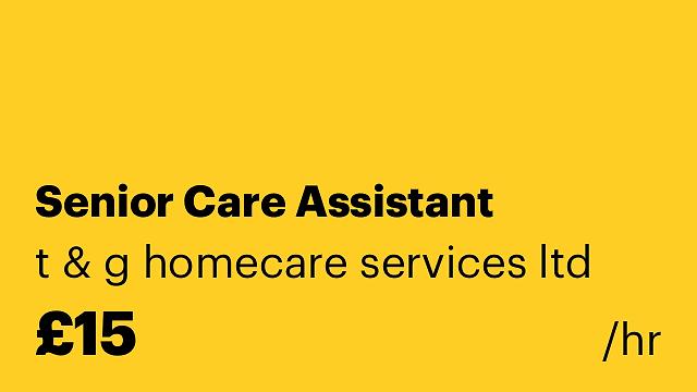 Senior Care Assistant