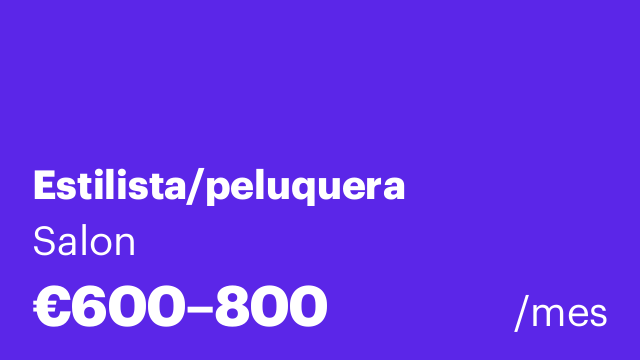 Estilista/peluquera