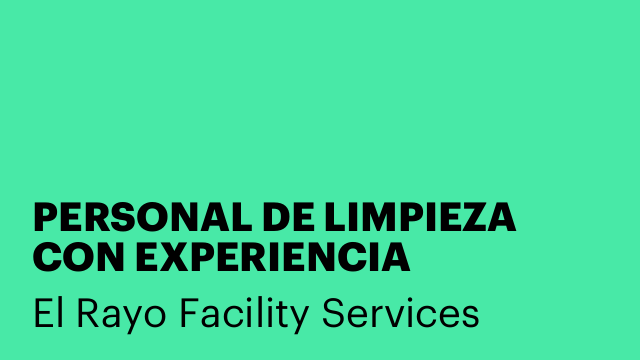 PERSONAL DE LIMPIEZA CON EXPERIENCIA MERCALENCIA
