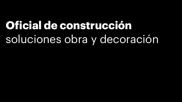 Oficial de construcción