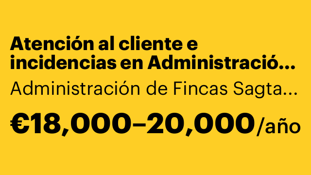 Atención al cliente e incidencias en Administración de fincas