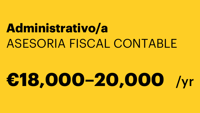 Administrativo/a
