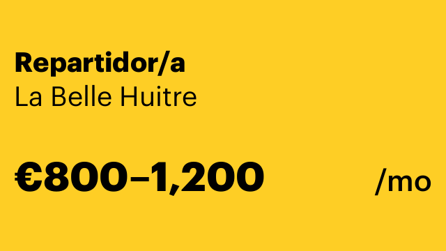 Repartidor/a