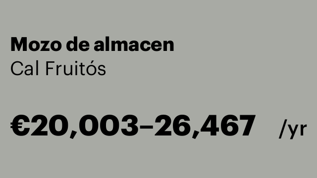 Mozo de almacen