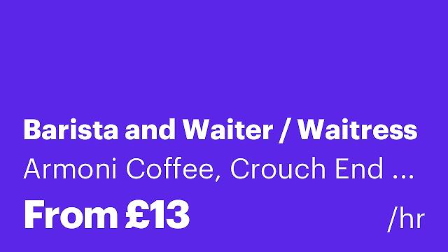 Barista and Waiter / Waitress