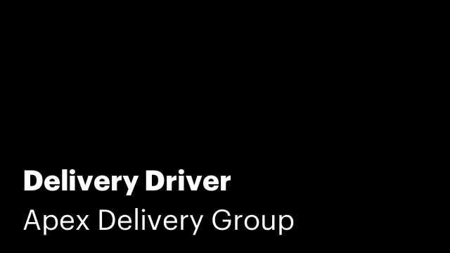 Delivery Driver
