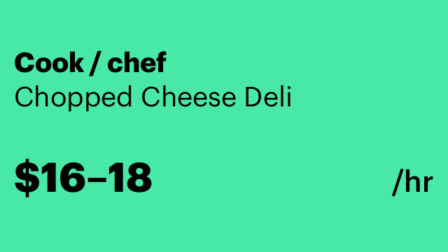 Cook / chef