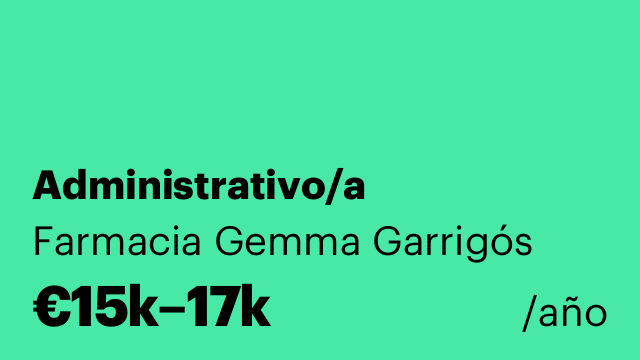 Administrativo/a
