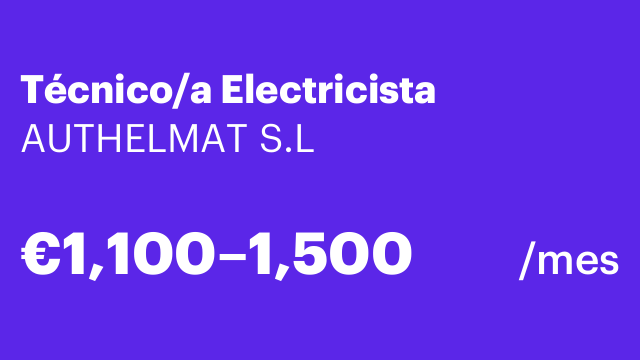 Técnico/a Electricista