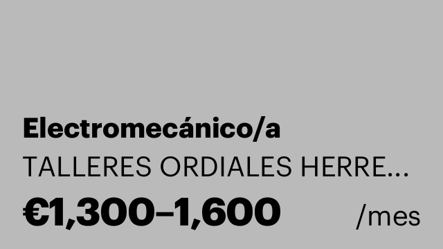 Electromecánico/a