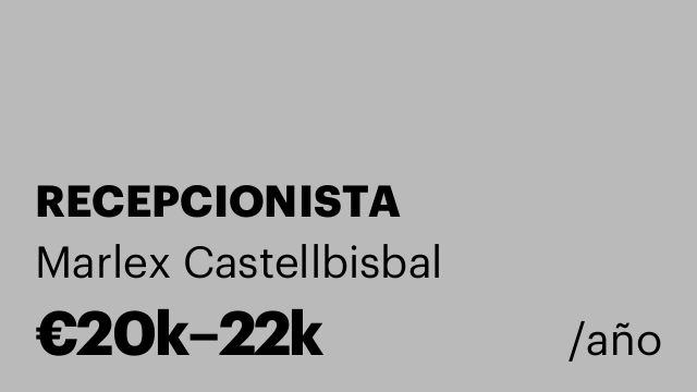 RECEPCIONISTA