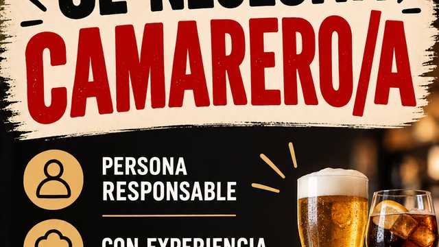 Camarero/a de Barra