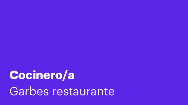 Cocinero/a
