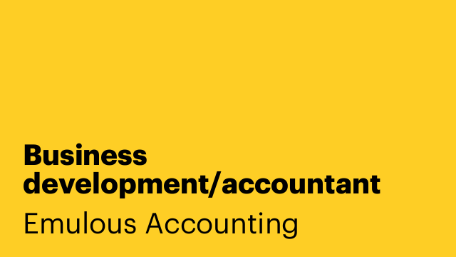 Business development/accountant trainee
