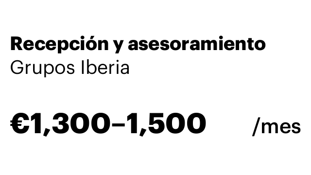 Recepción y asesoramiento