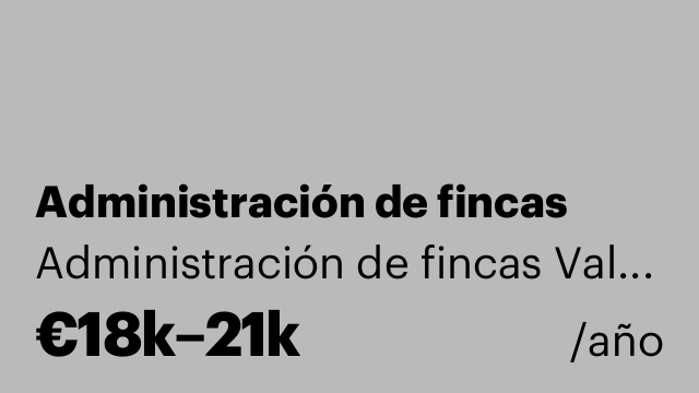 Administración de fincas