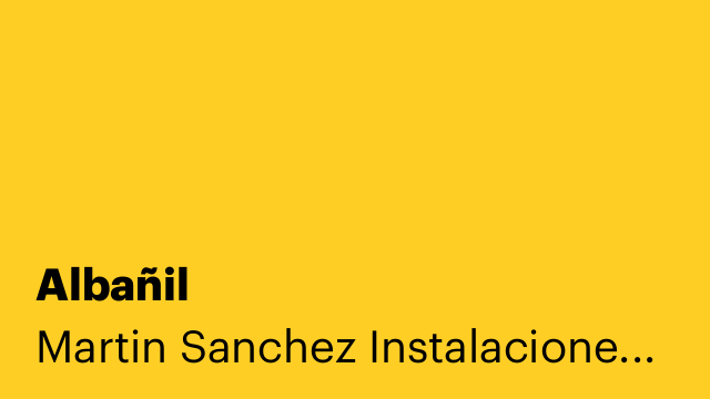 Albañil