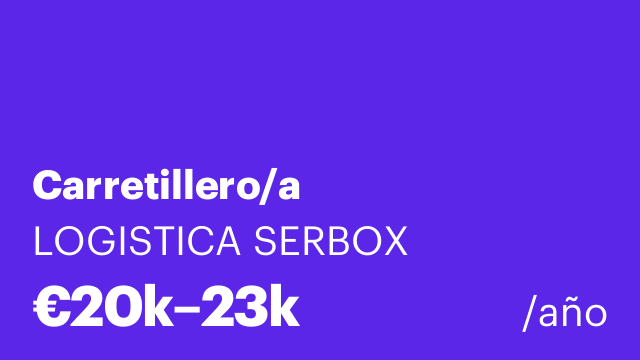 Carretillero/a