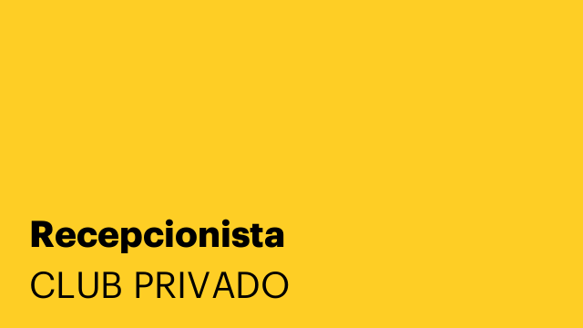 Recepcionista