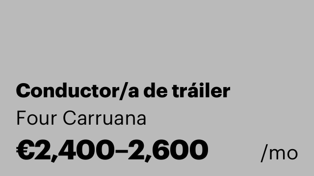 Conductor/a de tráiler