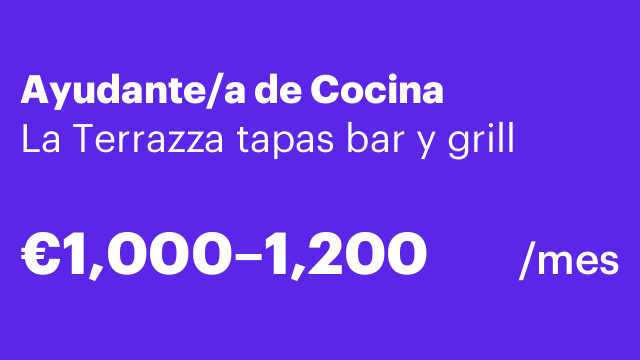 Ayudante/a de Cocina