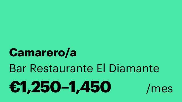 Camarero/a
