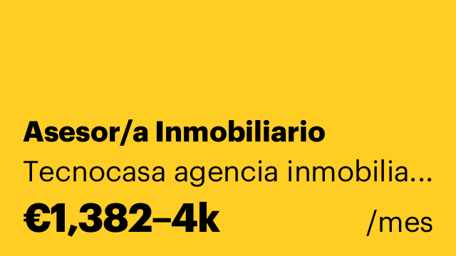 Asesor/a Inmobiliario