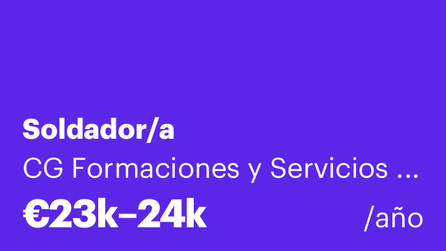 Soldador/a