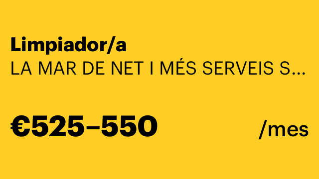 Limpiador/a