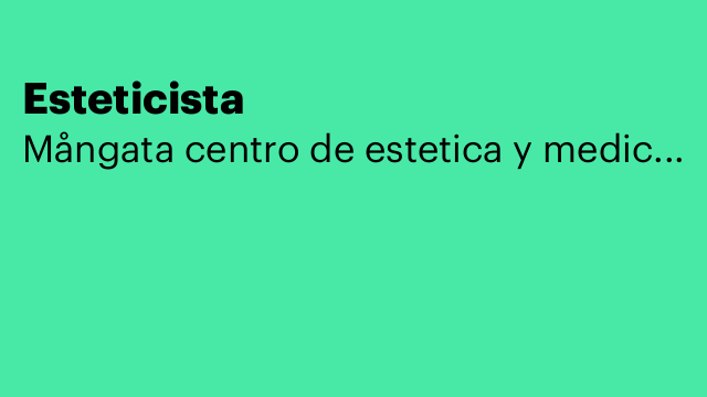 Esteticista
