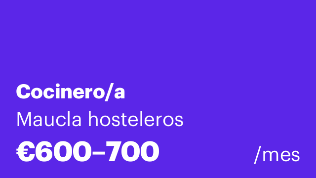 Cocinero/a