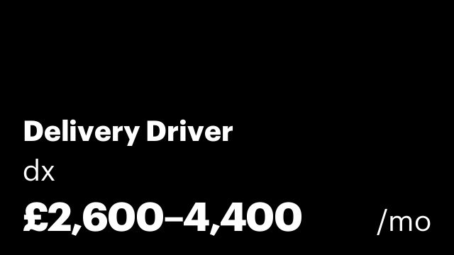 Delivery Driver