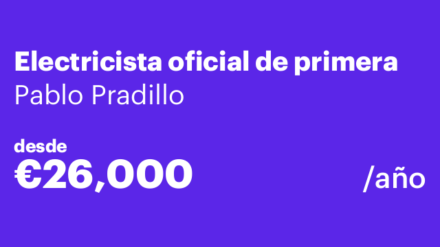 Electricista oficial de primera