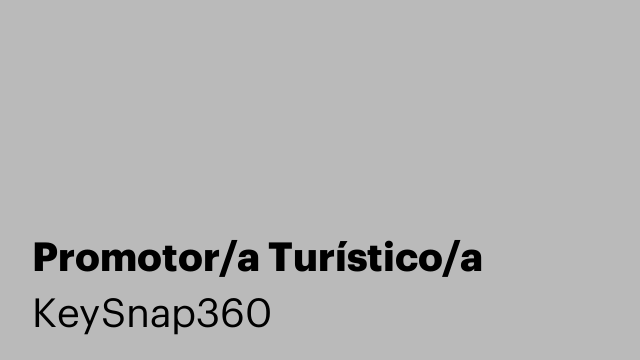 Promotor/a Turístico/a